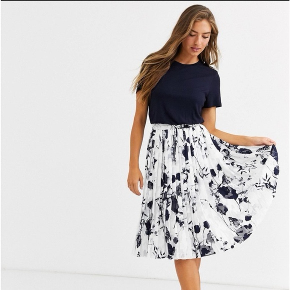 TED BAKER Bekzi Midi Dress Womens Size 1 (XS)